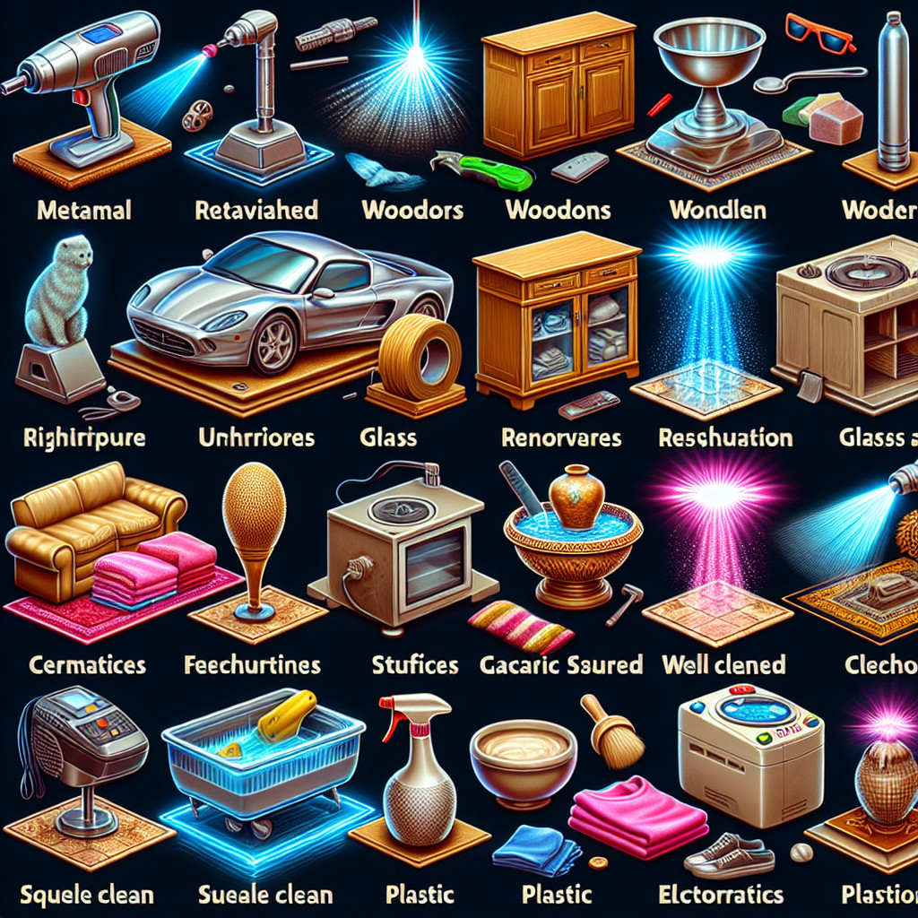 Laser cleaning: What materials can be cleaned?