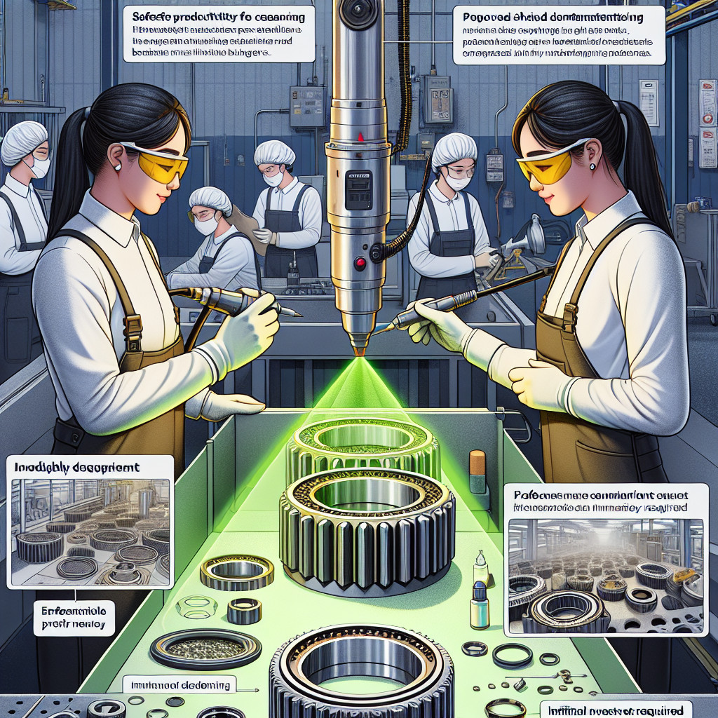 Laser cleaning in bearing production - benefits and challenges